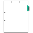 Side Tab Chart File Divider, Consults/Referrals Tab