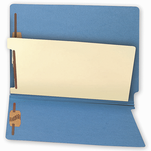 End Tab Divider Folders, Colored, 20 pt, Multi - Fastener - Office and Business Supplies Online - Ipayo.com