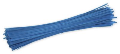 9  Plastic Coated Blue Wire Ties - Office and Business Supplies Online - Ipayo.com