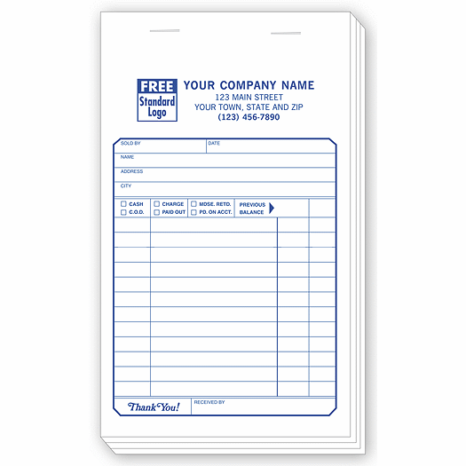 Sales Slips - Classic - Padded with Carbons - Office and Business Supplies Online - Ipayo.com