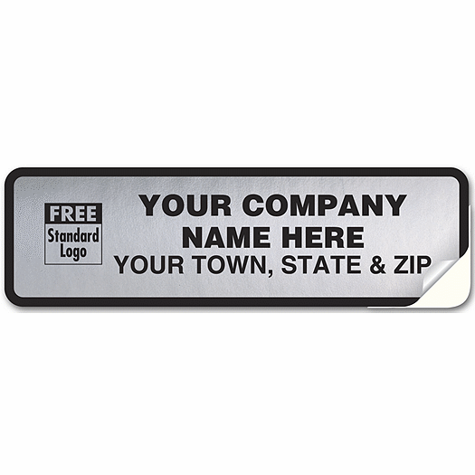 Tuff Shield  Weatherproof Vehicle Labels, Chrome Poly - Office and Business Supplies Online - Ipayo.com