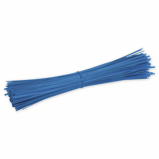 9  Plastic Coated Blue Wire Ties - Office and Business Supplies Online - Ipayo.com