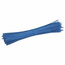 9  Plastic Coated Blue Wire Ties