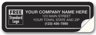 Tuff Shield Weatherproof Labels, Black Poly Film - Office and Business Supplies Online - Ipayo.com