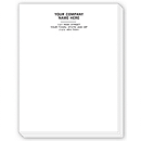 4 1/4  x 5 1/2 Personalized Notepads, Letterhead Format, Small