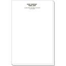 5 1/2 x 8 1/2 Personalized Notepads, Letterhead Format, Large