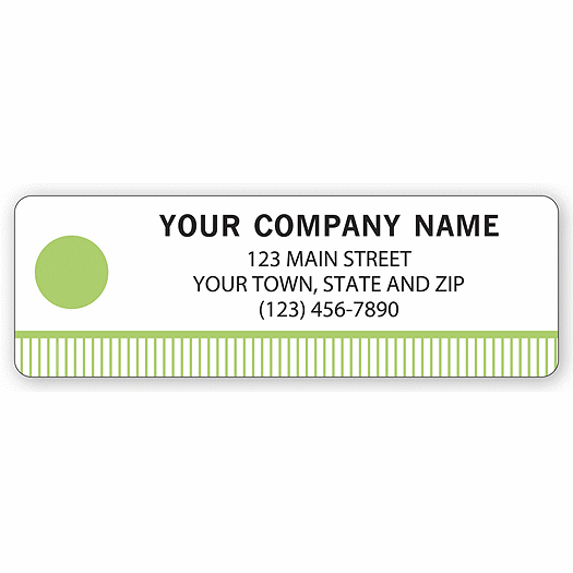 Address Label, Green Dot, 1  x 3 - Office and Business Supplies Online - Ipayo.com