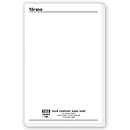 5 1/2 x 8 1/2 Personalized Notepads, with Bottom Imprint, Large