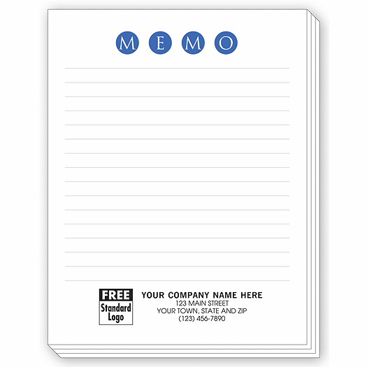 MEMO Personalized Notepads with Lines, Small - Office and Business Supplies Online - Ipayo.com