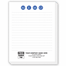 4 1/4  x 5 1/2 MEMO Personalized Notepads with Lines, Small