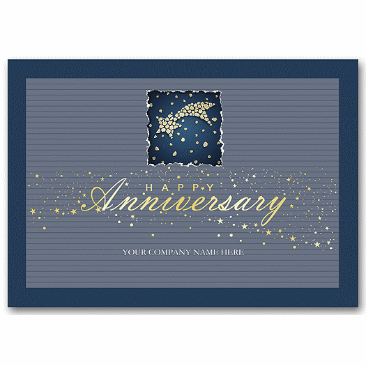 Star Shine Anniversary Cards