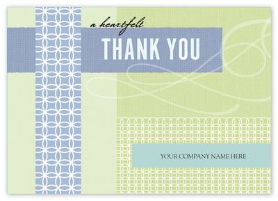 Retro Regards Thank You Cards