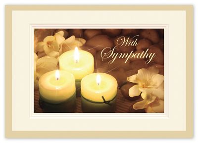 Light A Candle Sympathy Cards