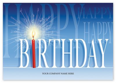 Sparkler Birthday Cards