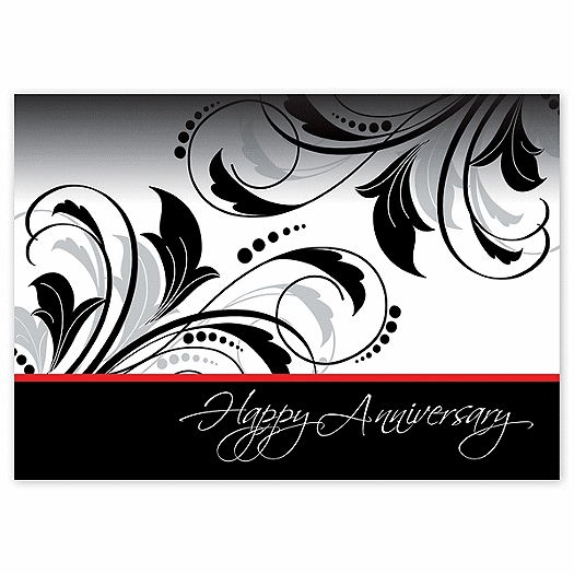 In The Black Anniversary Cards