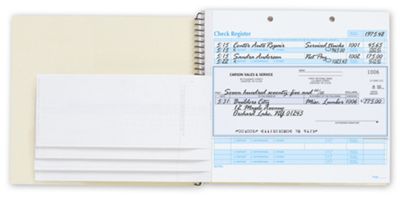 8 1/2 x 7 3/4 Easy Record Checkbook without cover
