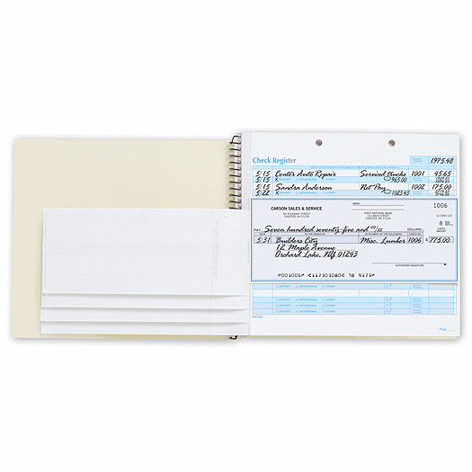 Easy Record Checkbook without cover - Office and Business Supplies Online - Ipayo.com