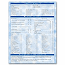 8 1/2 X 11 Two-Sided Registration & History Form, Bright Skies Design