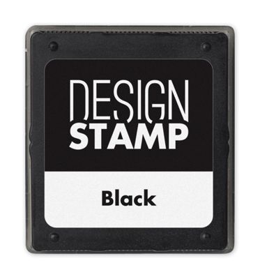 Black Ink Pad for Design Stamp