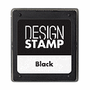 Black Ink Pad for Design Stamp