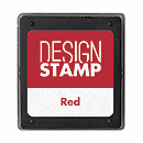 Have just the right color, right on hand for your next stamping project: the Red Ink Pad for Design Stamp. This ink pad is for the Design Stamp only.