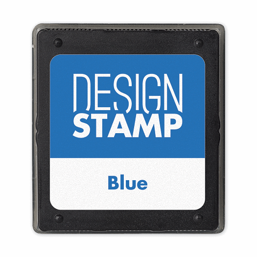 Blue Ink Pad for Design Stamp
