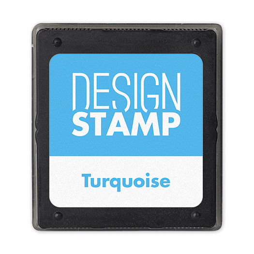 Turquoise Ink Pad for Design Stamp