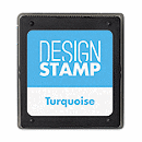 Turquoise Ink Pad for Design Stamp