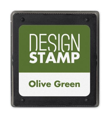 Olive Green Ink Pad for Design Stamp