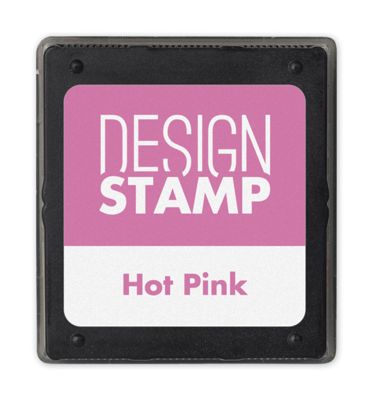 Hot Pink Ink Pad for Design Stamp