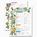 8 1/2 X 11 Two-Sided Registration & History Form Pediatric Dental