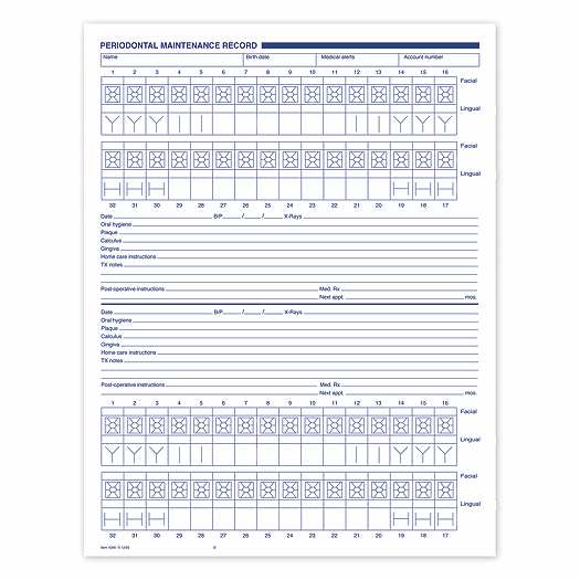 Periodontal Maintenance Records