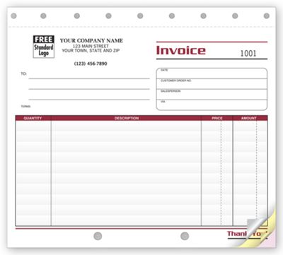 Invoices - Lined Small Image - Office and Business Supplies Online - Ipayo.com