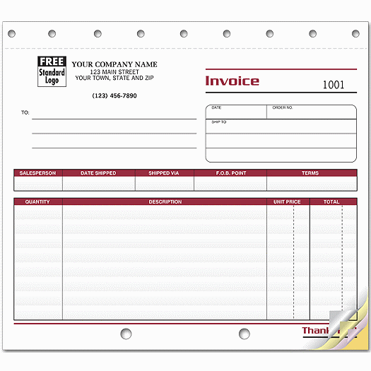 Shipping Invoices - Small Image - Office and Business Supplies Online - Ipayo.com