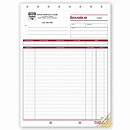 8 1/2 x 11 Shipping Invoices – Large Image