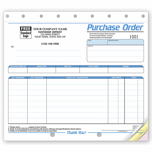 Purchase Orders - Small Multi-Color - Office and Business Supplies Online - Ipayo.com