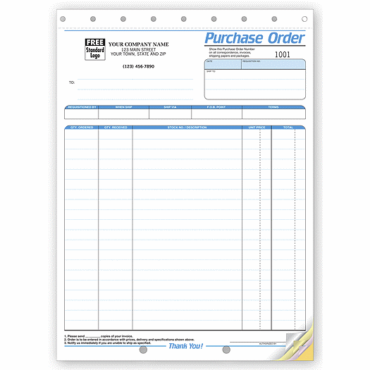 Purchase Orders - Large Multi-Color - Office and Business Supplies Online - Ipayo.com