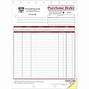 Keep track of everything you buy! Professional Purchase Orders have preprinted columns and room to list quantities, stock numbers, descriptions and more. Professional image. Contemporary design projects a professional image! Signature line.