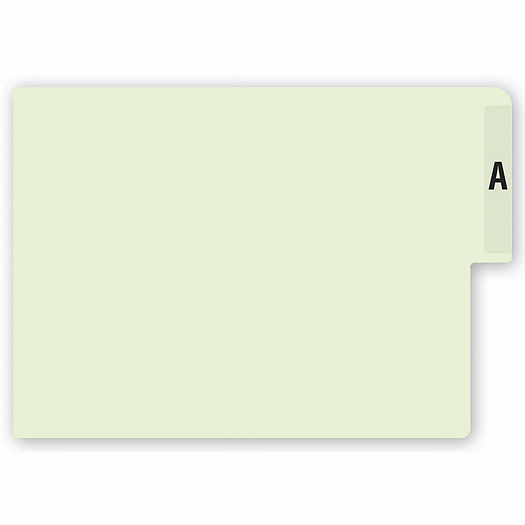 End Tab File Folder A - Z Index Guides, Heavy Duty - Office and Business Supplies Online - Ipayo.com