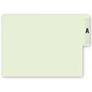 9 x 12 1/2 End Tab File Folder A – Z Index Guides, Heavy Duty