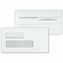 Make doing business more efficient with Double Window Confidential Self Seal Envelopes. No addressing needed! Just fold, insert materials and mail. The double window design clearly shows return and destination addresses. White wove stock.