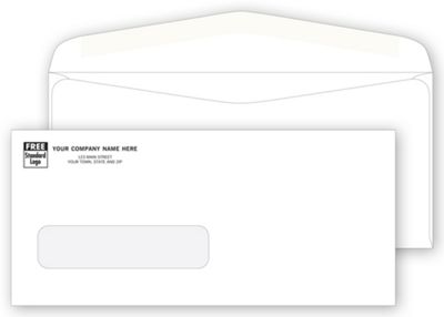 9 x 4 1/8 Single Window Envelope