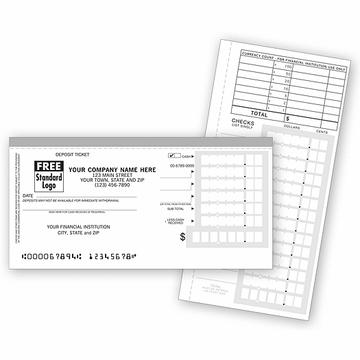 Booked Deposit Tickets - Personal Size