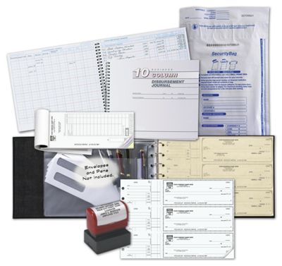 3-On-A-Page Checks - Business Check Kit - Office and Business Supplies Online - Ipayo.com