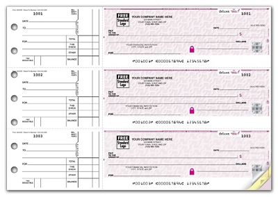 Deluxe High Security Susan G. Komen 3-On-A-Page Check
