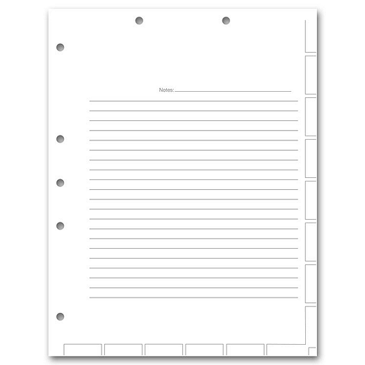 Chart File Divider Sheets, Ruled - Office and Business Supplies Online - Ipayo.com