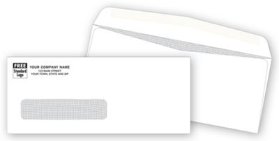 8 5/8 x 3 5/8 Single Window Confidential Envelope