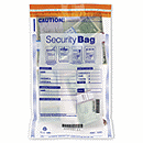 10 x 15 10 x 15  Single Pocket Deposit Bag, Clear