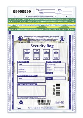 15 x 20 Single Pocket Deposit Bag Clear 53854