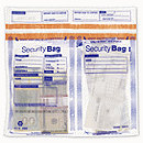 13 x 10  Side x Side Dual Pocket Deposit Bag, Clear